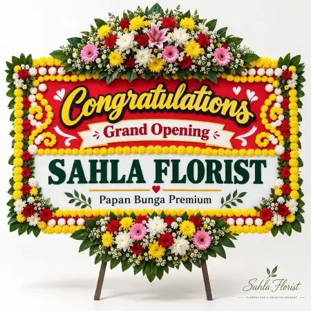 Papan Bunga Ucapan Selamat Lippo Mall Puri