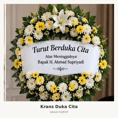 Krans Bunga Duka Lippo Mall Puri